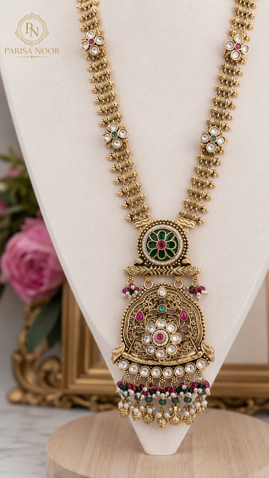 Rajkumari Mrinalini Heritage Necklace Set