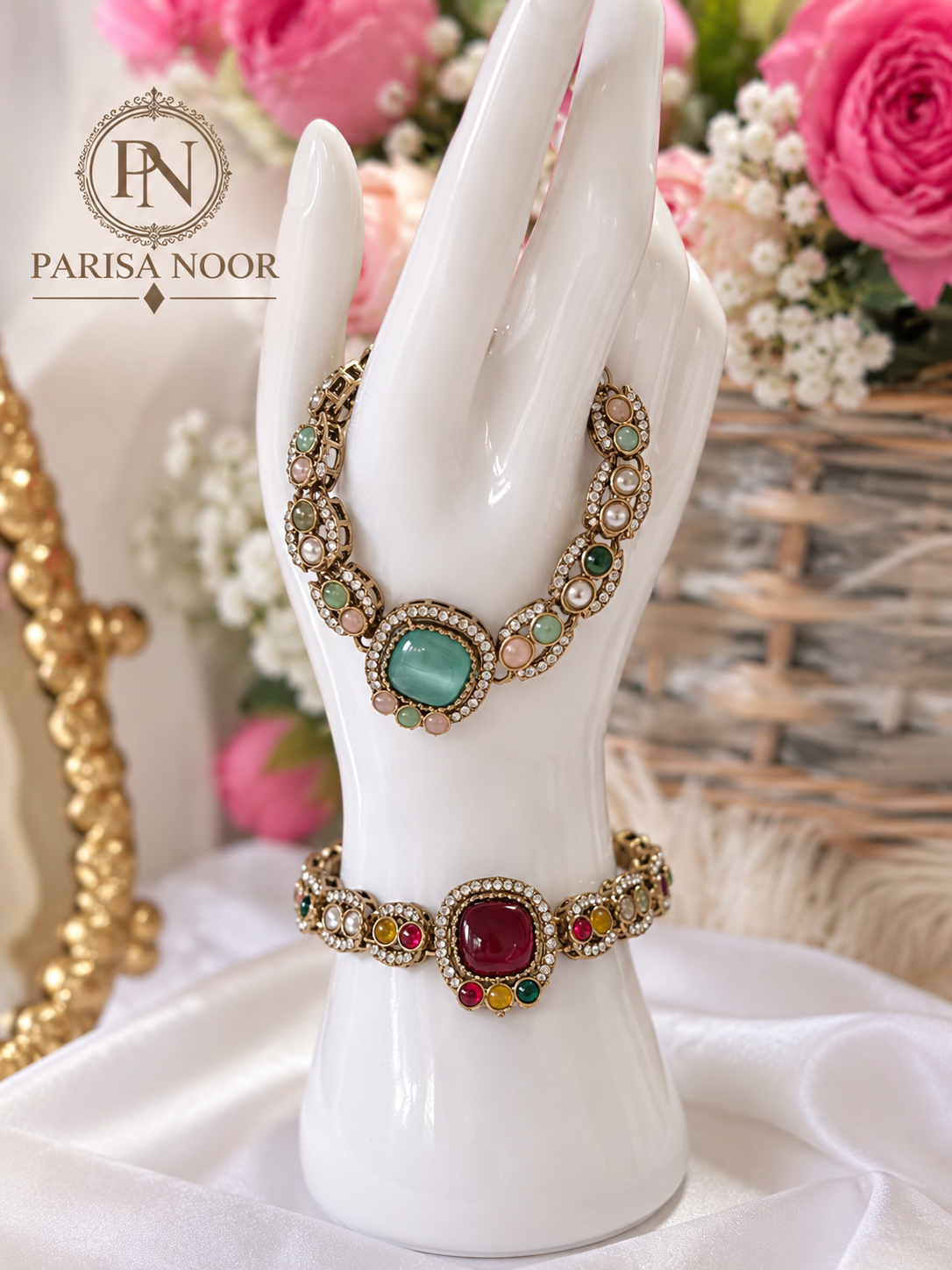 Zivara Indo-Western Kundan Bracelet