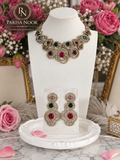 Ruhika Multicolour Designer Zircone Necklace Set