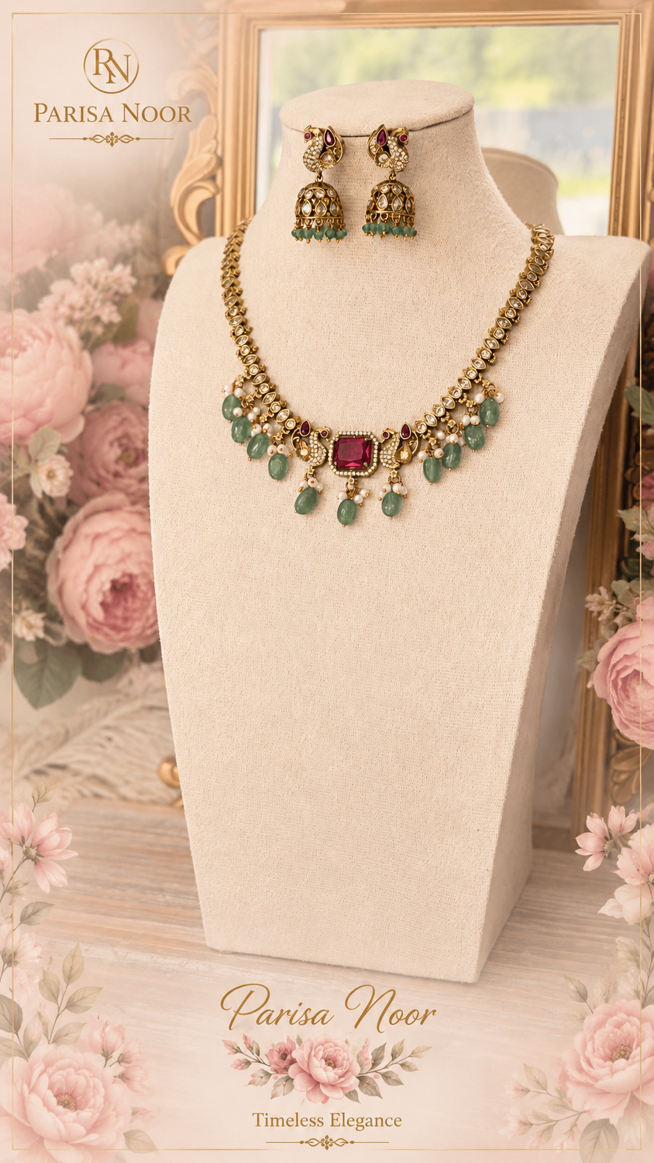 Tamanna Victorian Delicate Necklace Set