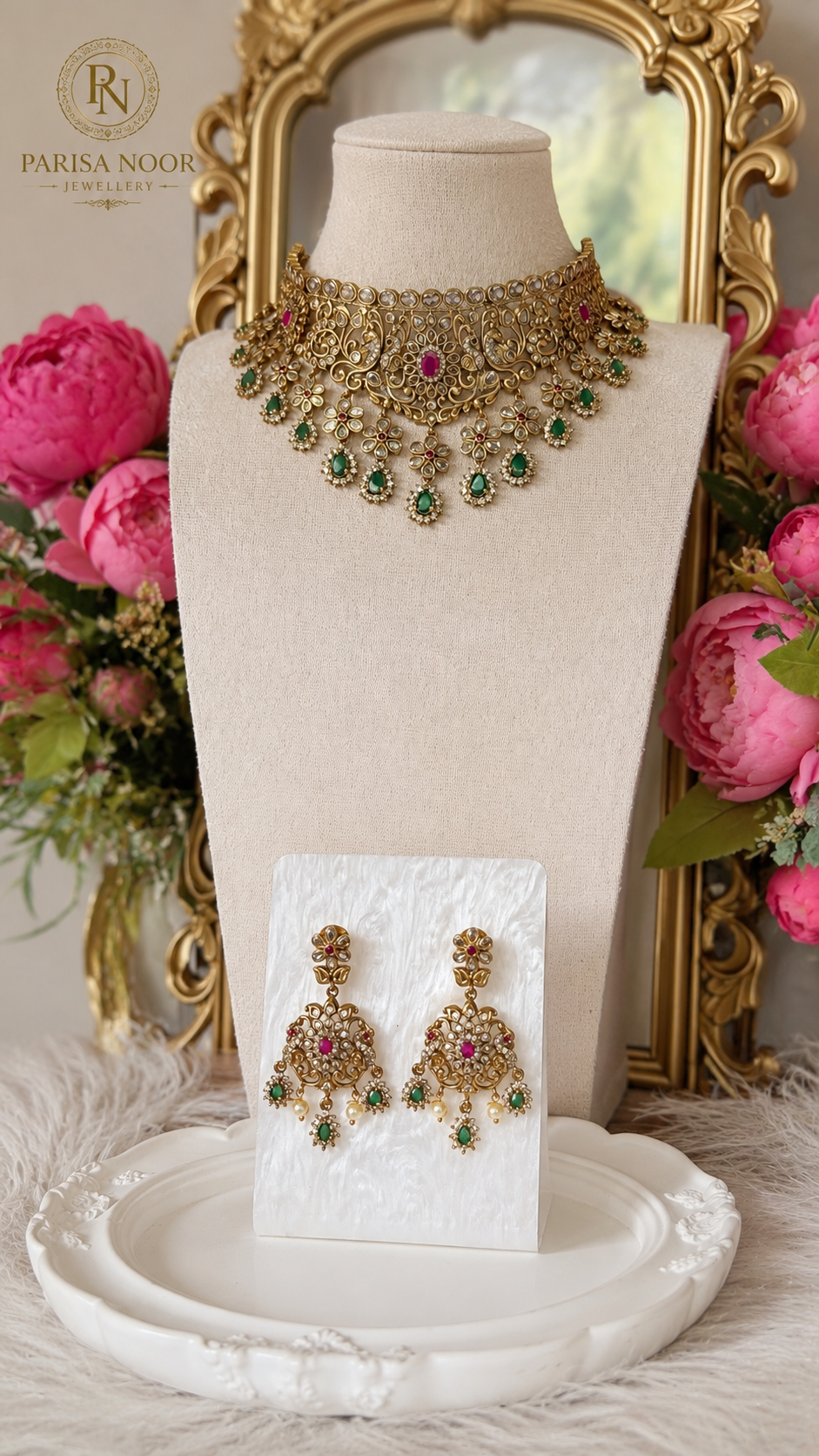 Zarqiya Royal Heritage Choker Set