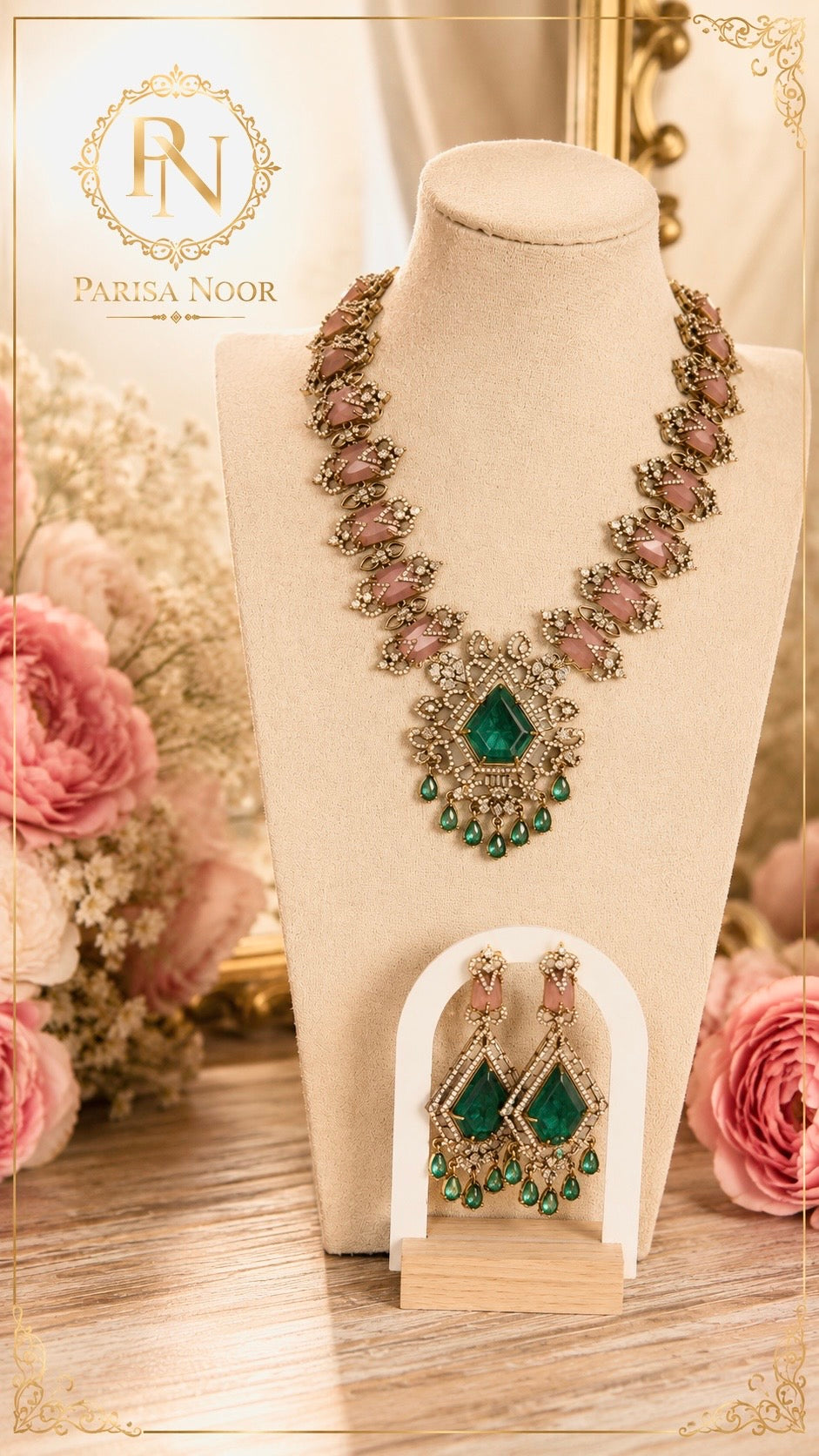Mariam Parisa Noor Signature Victorian Necklace Set