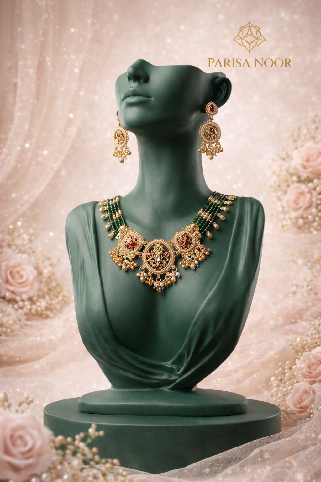 Mahira Heritage Necklace Set with Earring