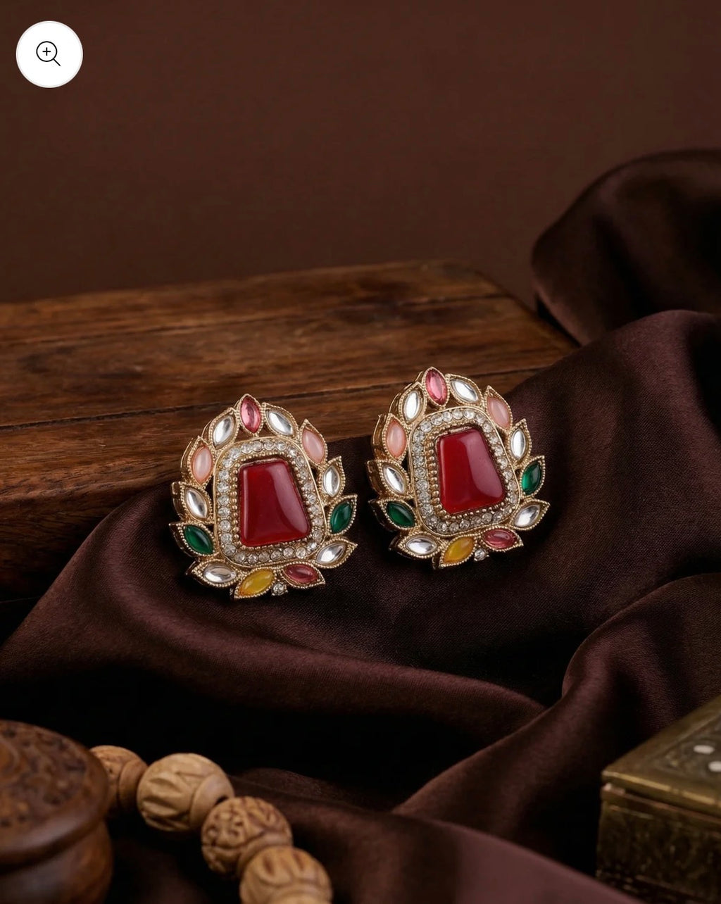 Salama Multi Stud Designer Earrings