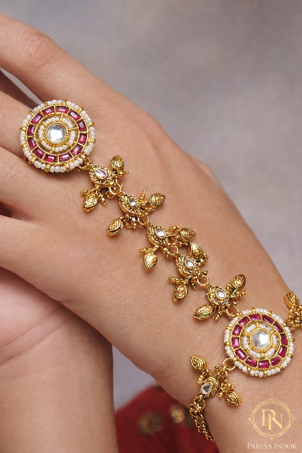 Raya Heritage Ghungru Hand Harness