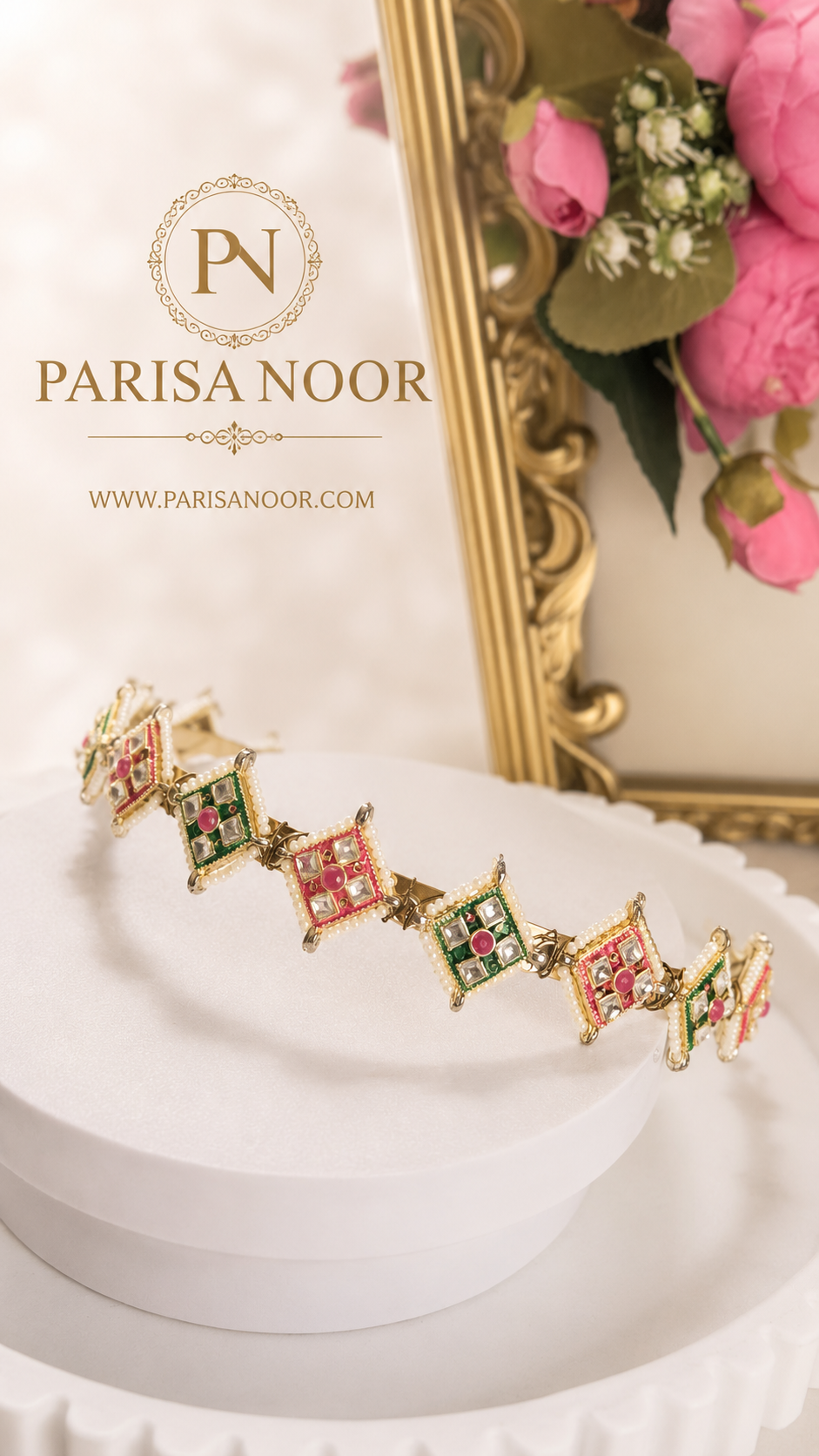 Nayara Meenakari Sheeshphool Ethnic Headband