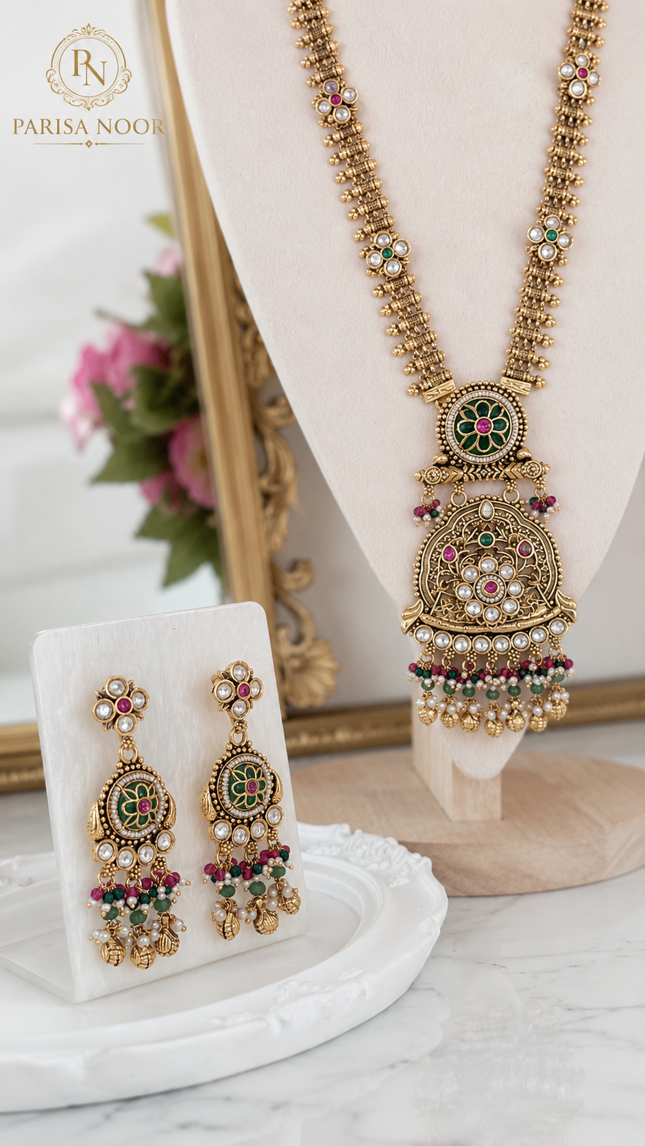 Rajkumari Mrinalini Heritage Necklace Set