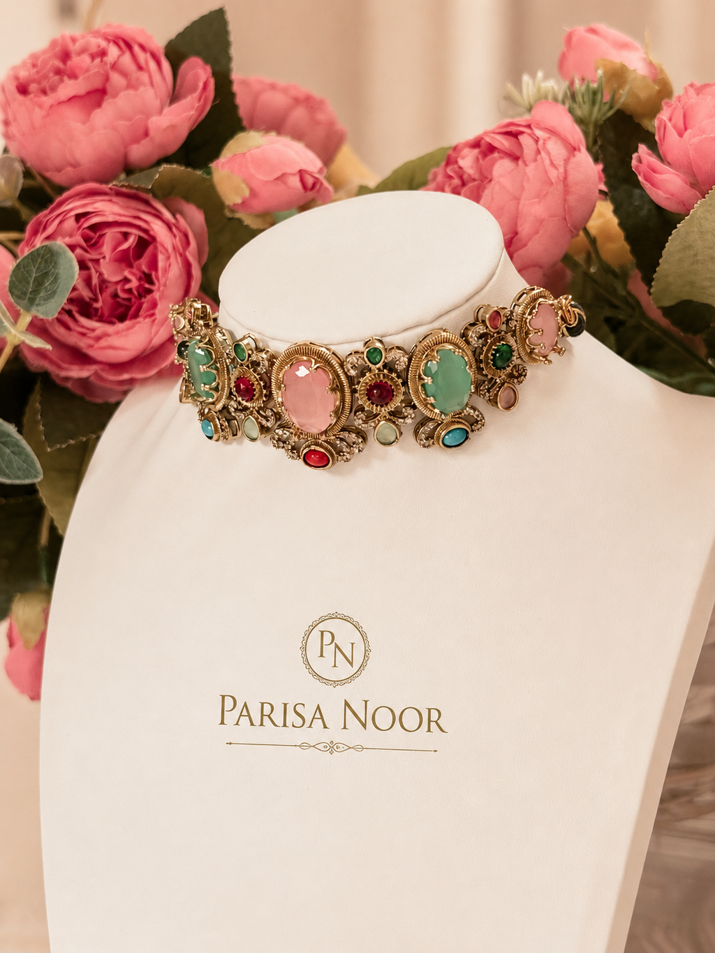 Ameera Pastel Designer Necklace Set