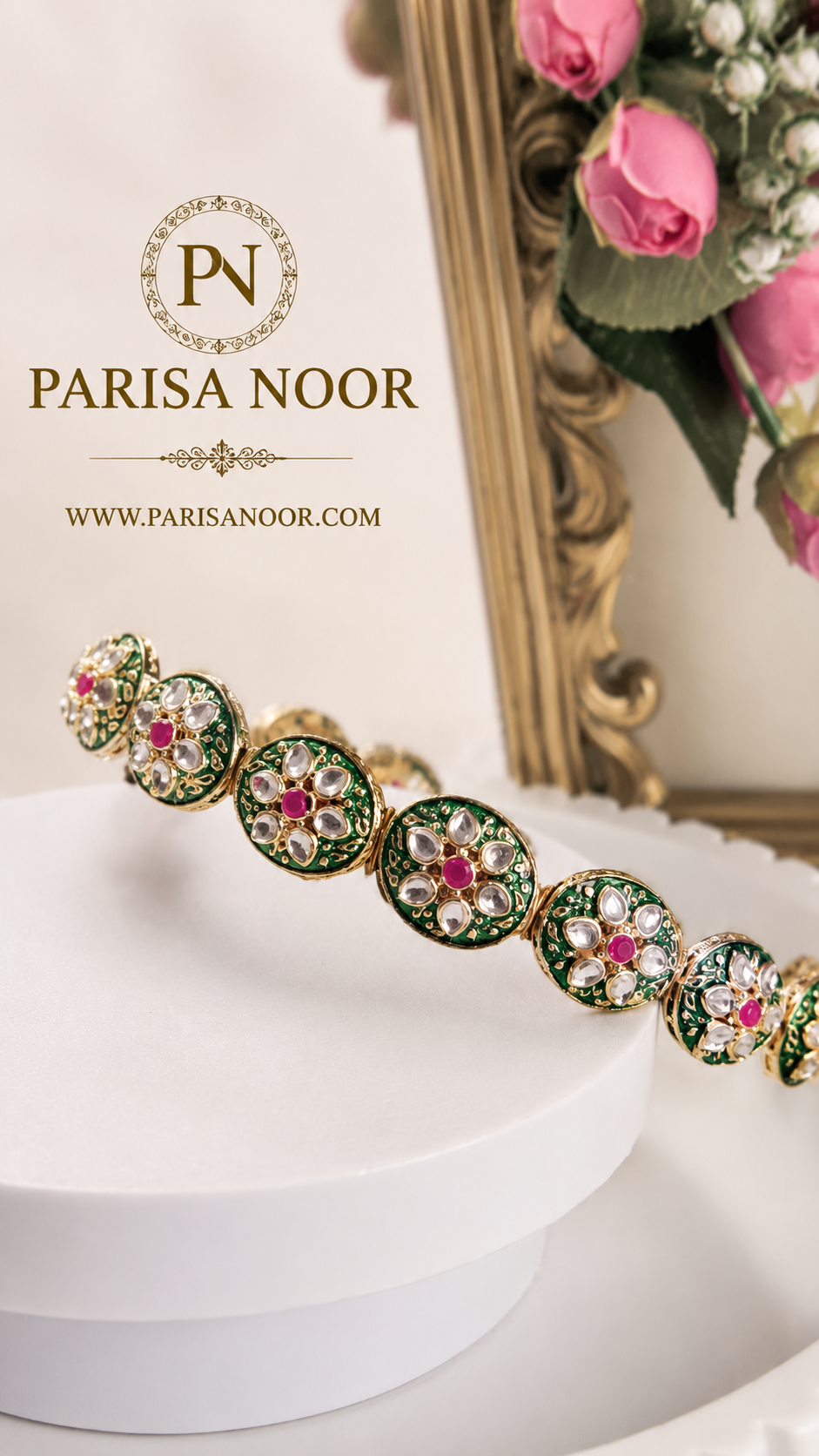 Zareen Meenakari Sheeshphool Ethnic Headband
