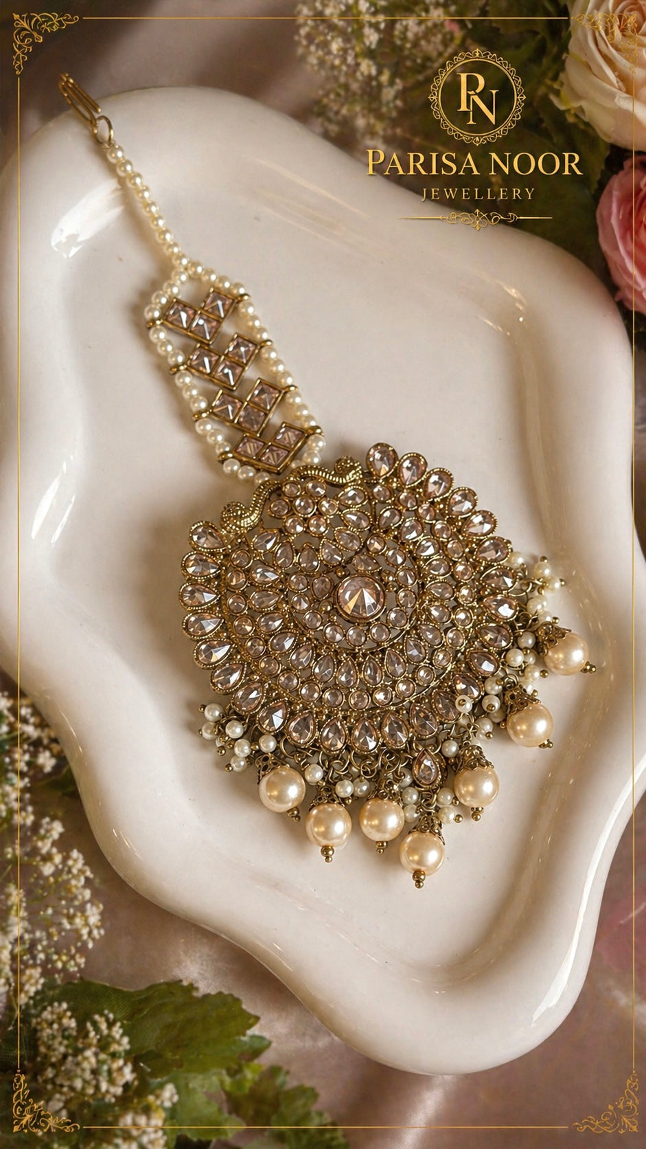 Sonali Luxury Pearl Teeka