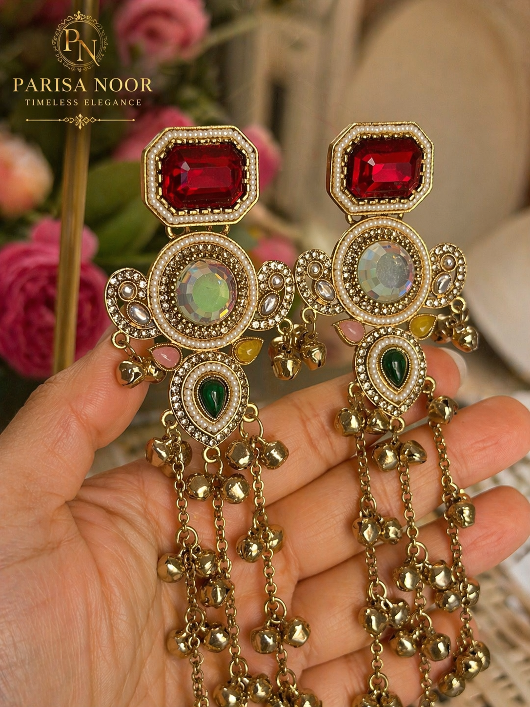 Nisha Royal Kashmiri Earrings