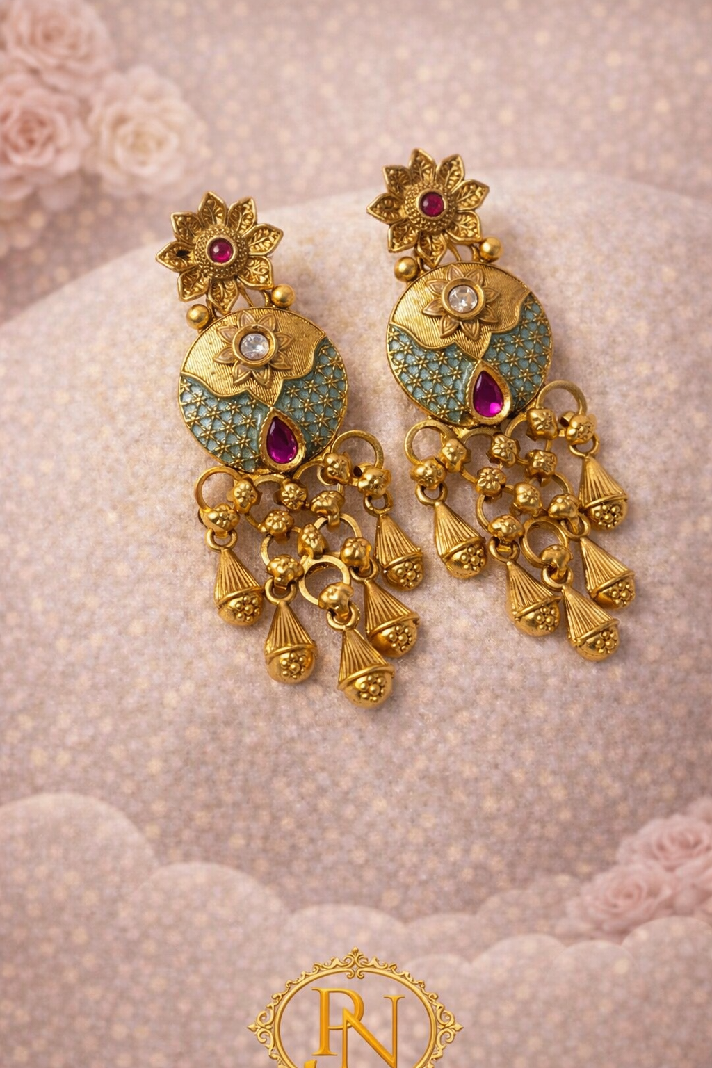 Noor Mahal Heritage Meenakari Necklace set