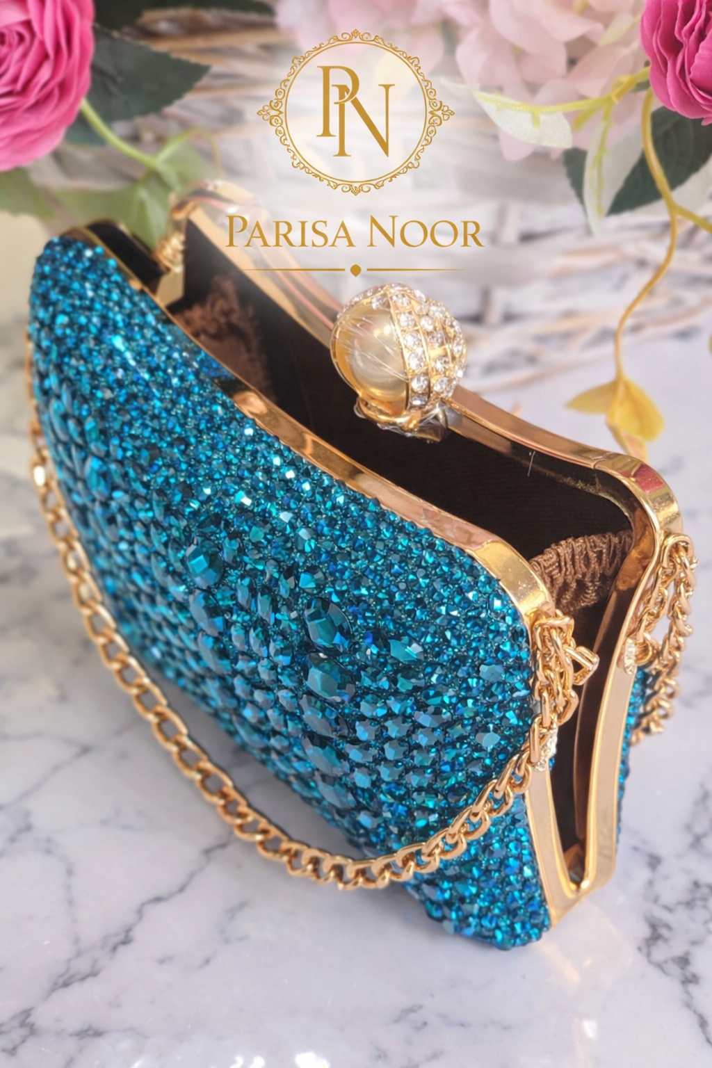 Zarmina Noor Crystal Clutch