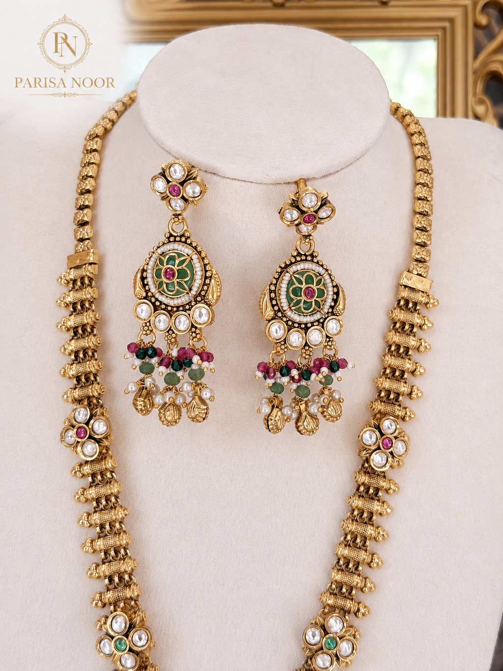 Rajkumari Mrinalini Heritage Necklace Set
