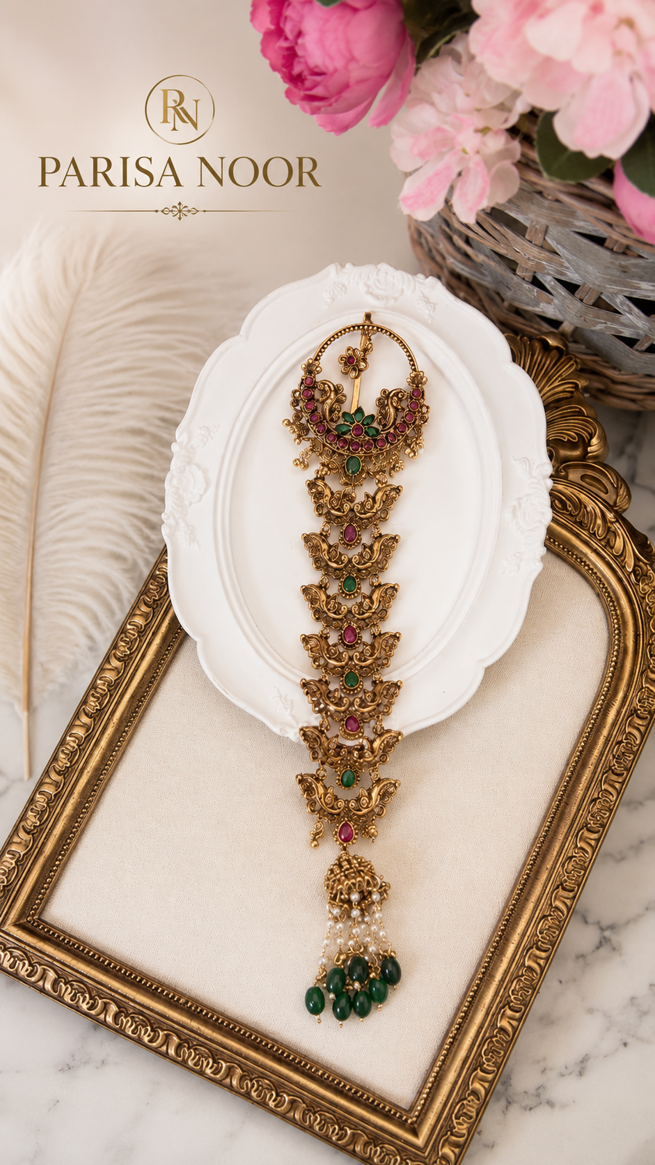 Nazakat Heritage Jada Billa Hair Accessory Bridal