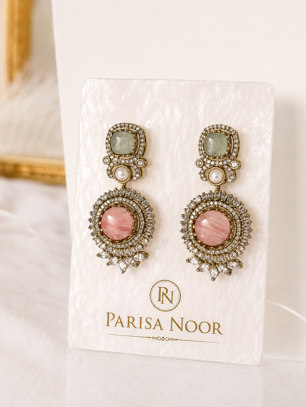 Meherbani Pastel Luxury Designer Necklace Set