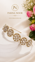 Aabroo Pearl Kundan Sheeshphool Ethnic Headband