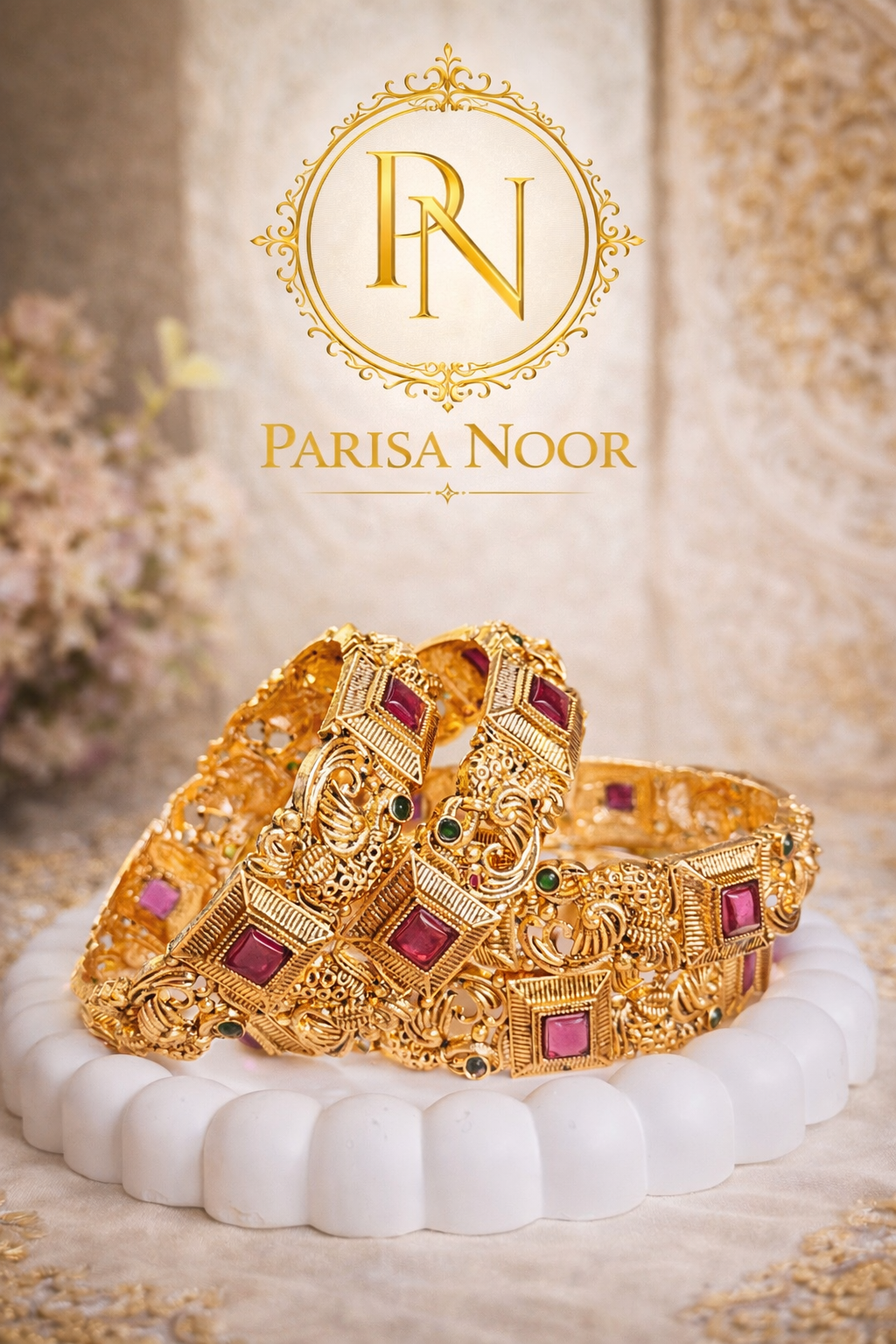 Avya Royal Heritage Antique Bangles