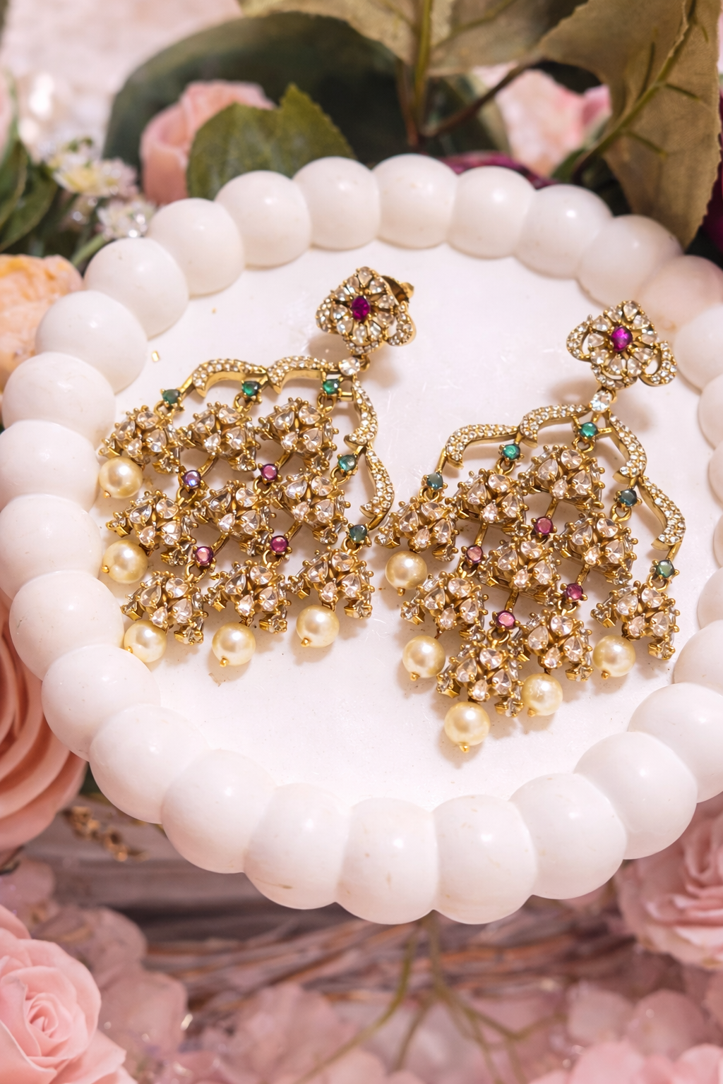 Amour Designer AD Victorian Earrings