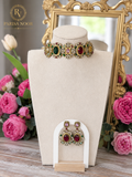 Indira Designer Multi Choker Set