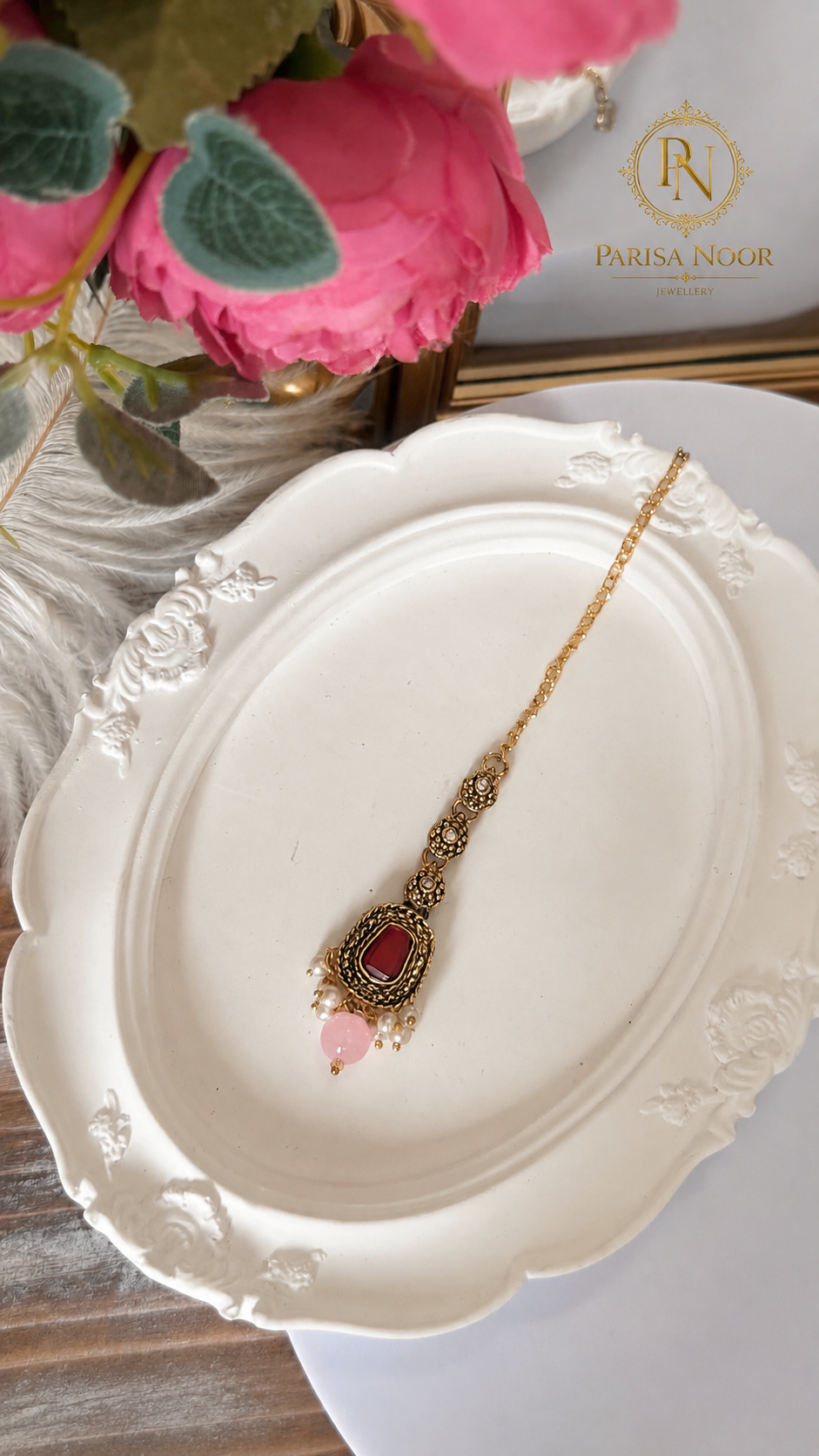 Mahveen Turkish Multicolour Long Necklace Set
