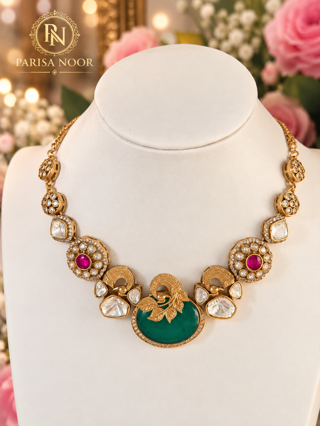 Mirevani Designer Premium Fusion Antique Heritage Necklace Set