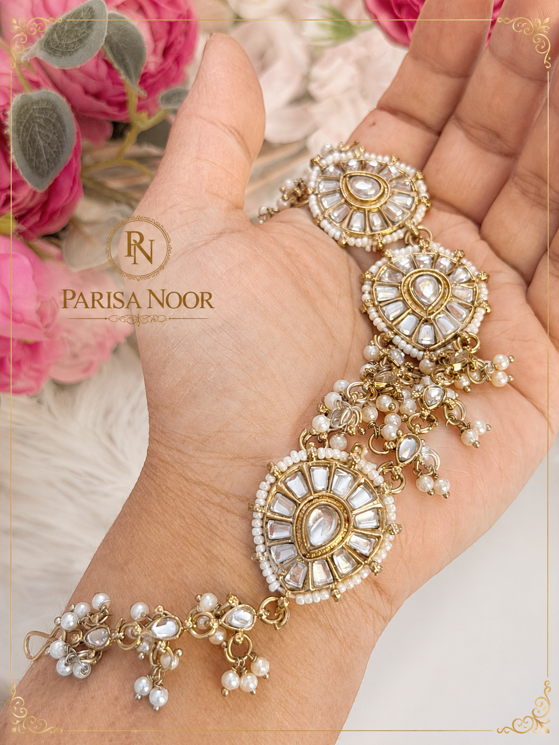 Aarini Sheeshphool Mathapatti Headpiece