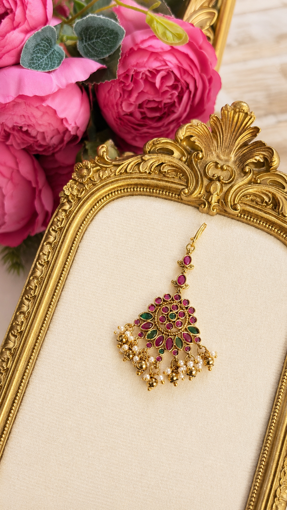 Padma Traditional Kundan Teeka