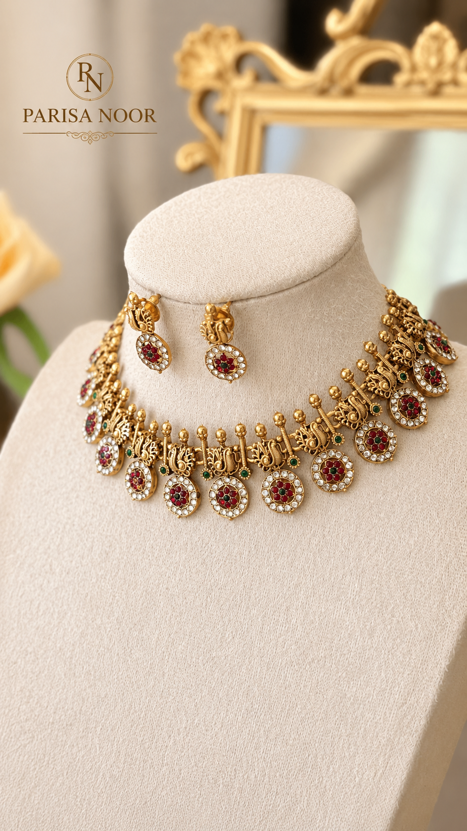 Aneeza Double Layer Necklace