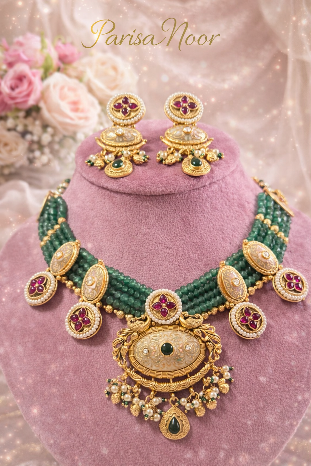 Ragini Heritage Meenakari Necklace - NO EARRINGS