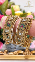 Afroza Rajwadi Heritage Openable Kada Bangle