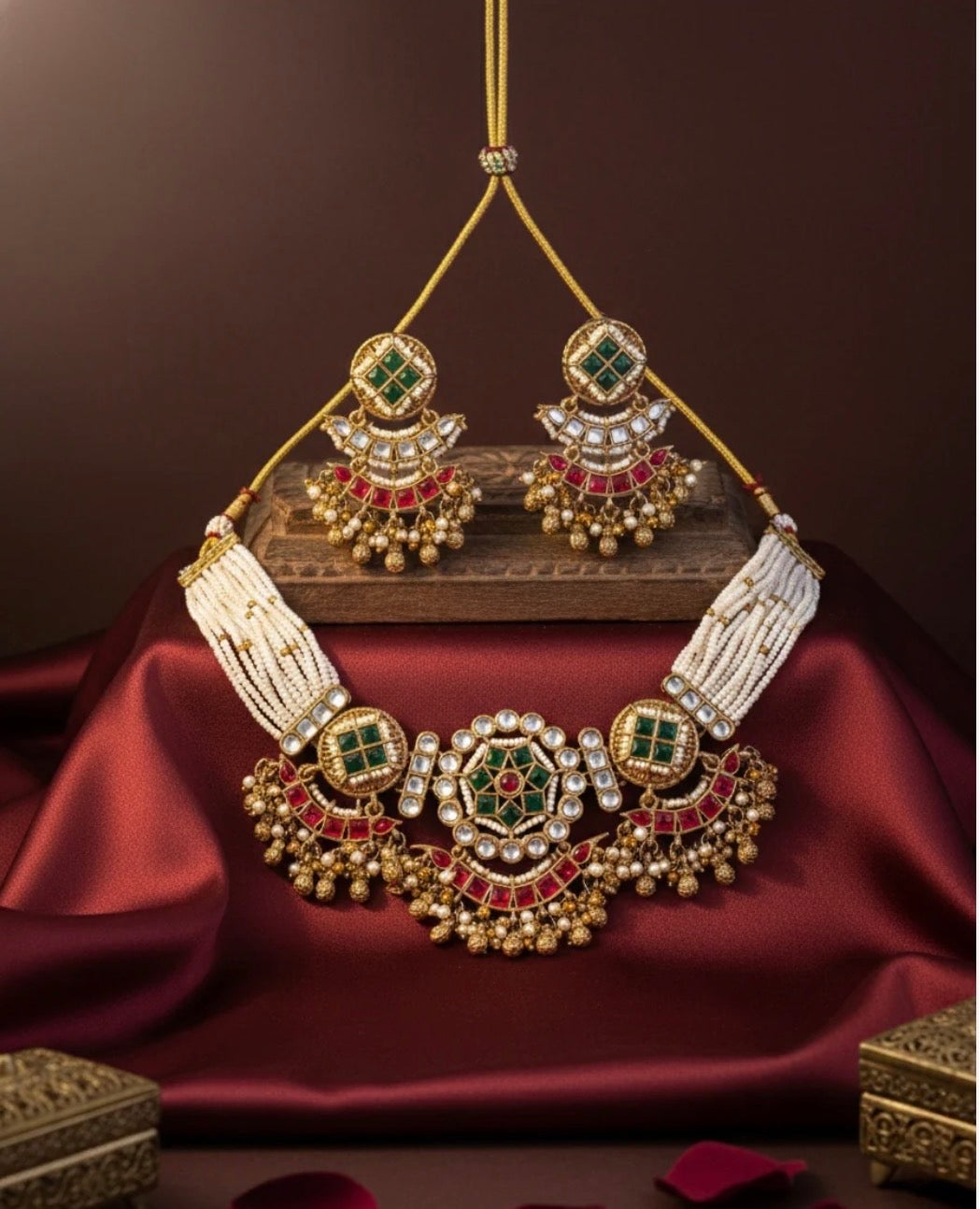 Riwaayat Heritage Necklace Set with Earring
