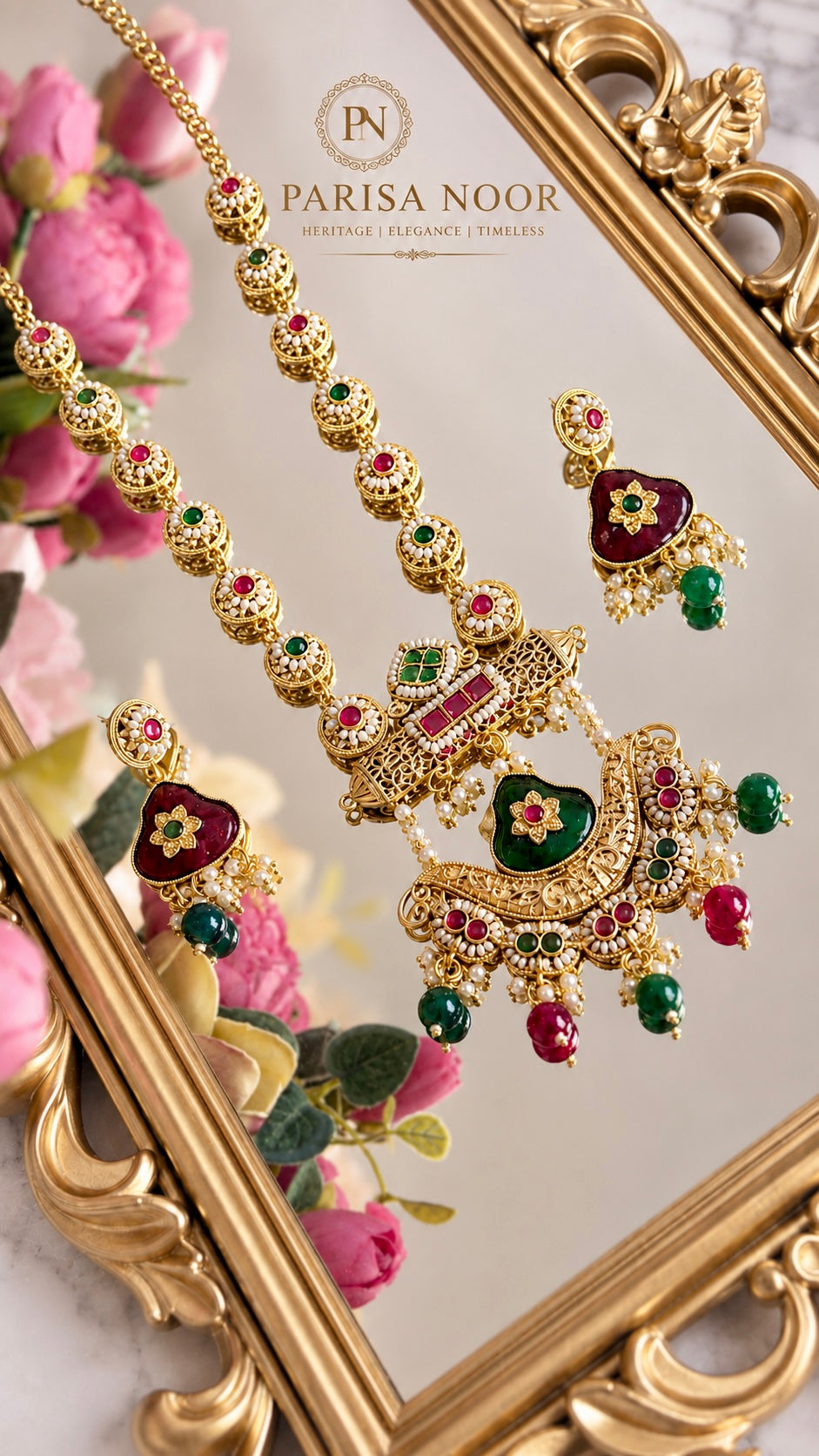 Rafa Heritage Long Necklace Set