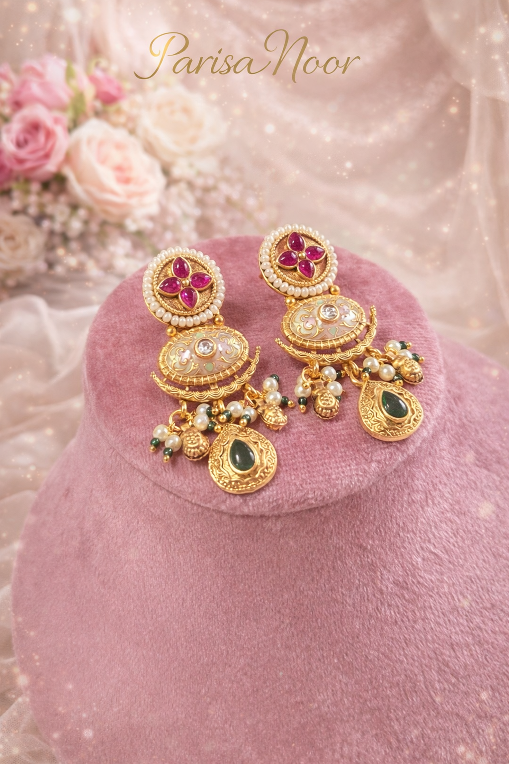 Ragini Heritage Meenakari Necklace - NO EARRINGS