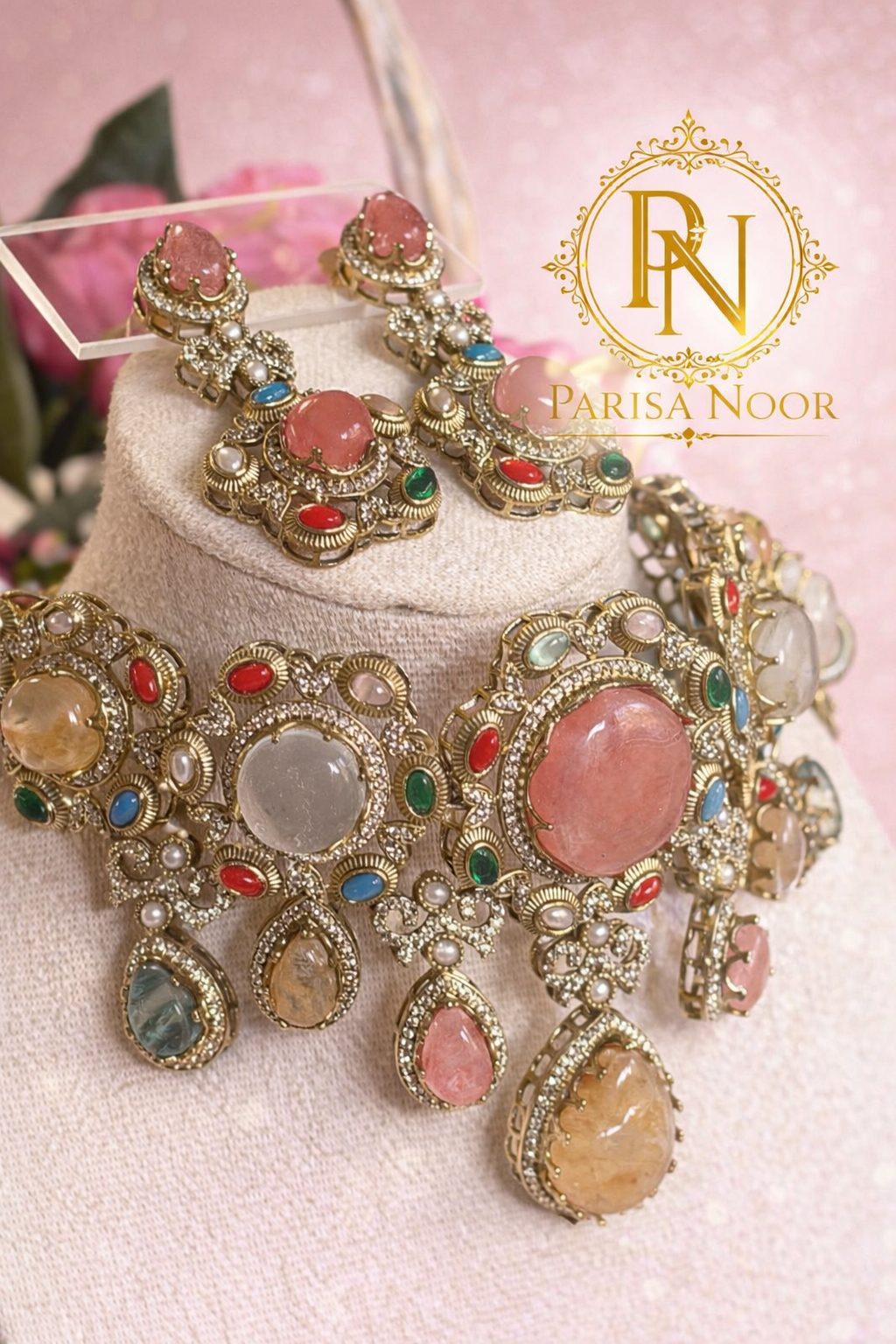 Noor-e-Rani Designer Choker Set