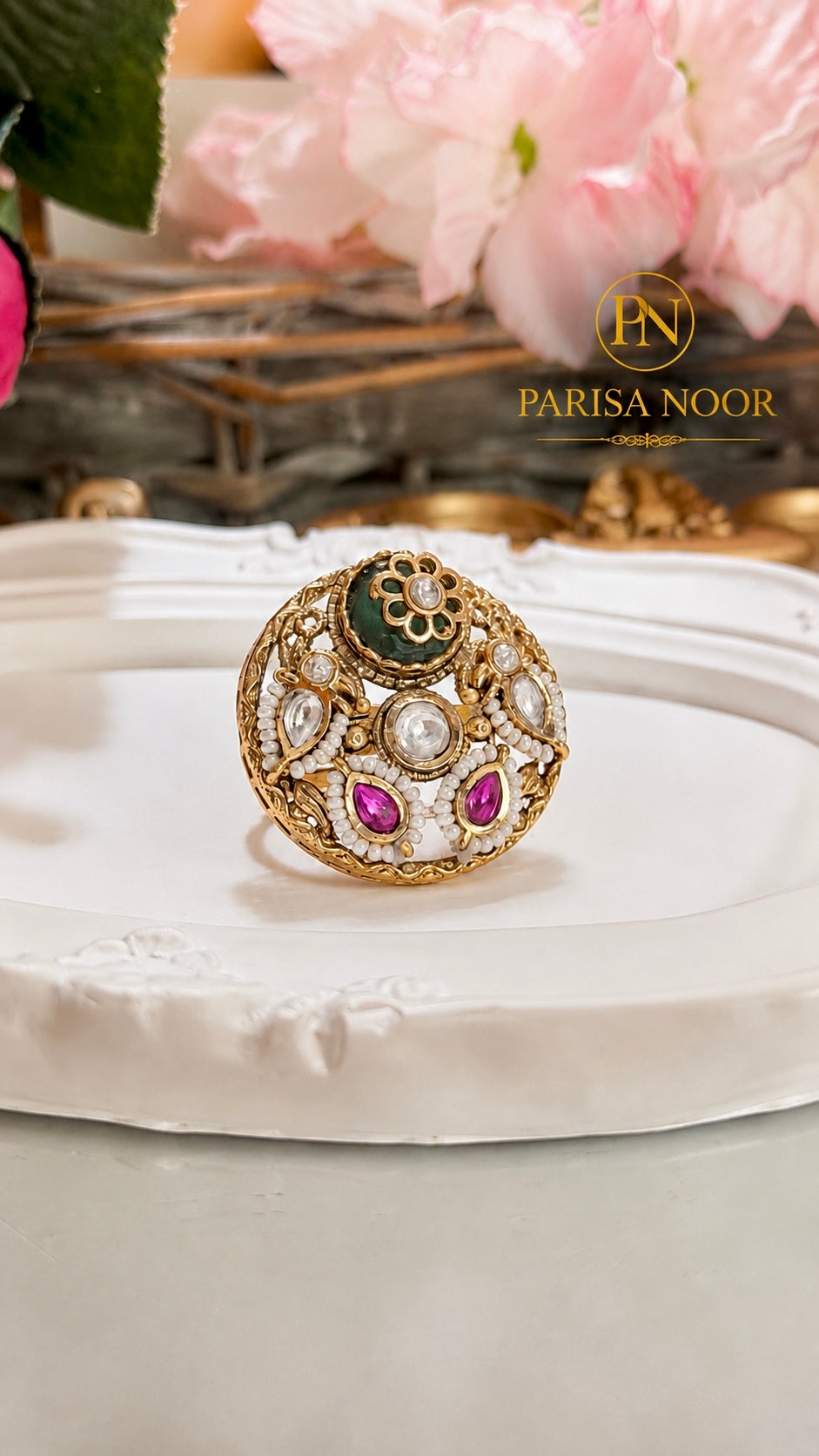 Bashira Heritage Adjustable Ring