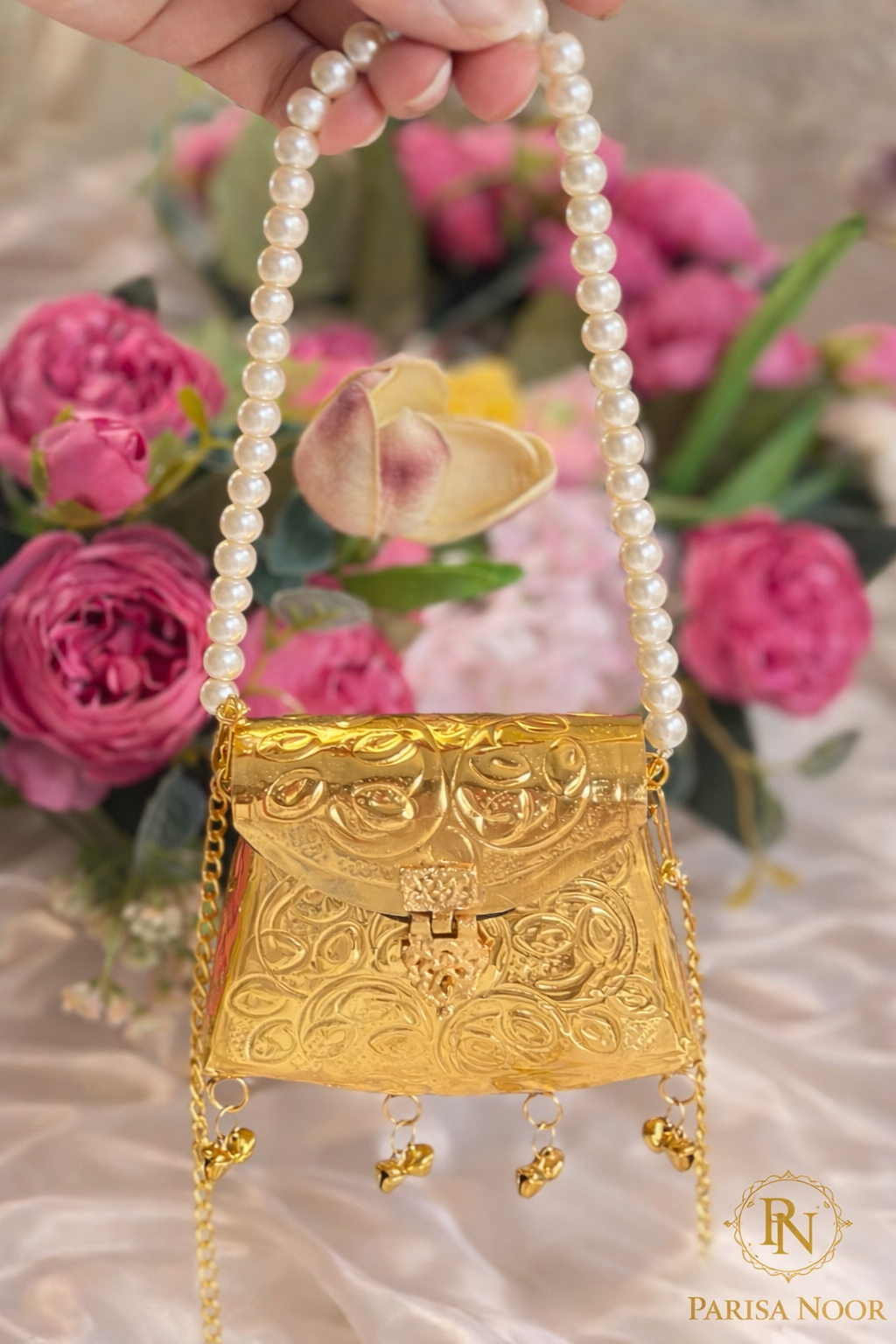 Fabian Luxury Brass Mini Clutch