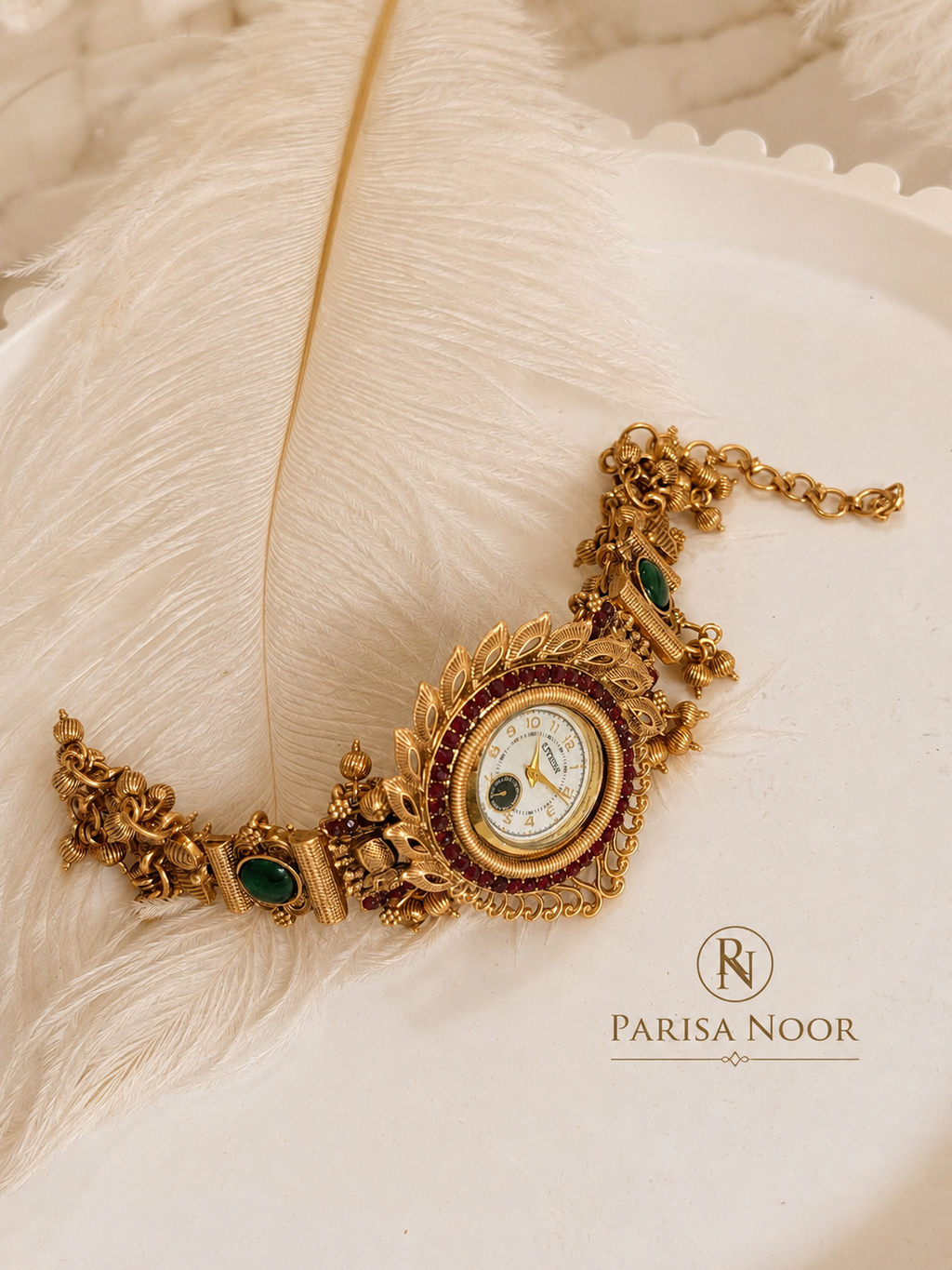 Mehrbano Antique Kashmiri Heritage Rajwadi Watch