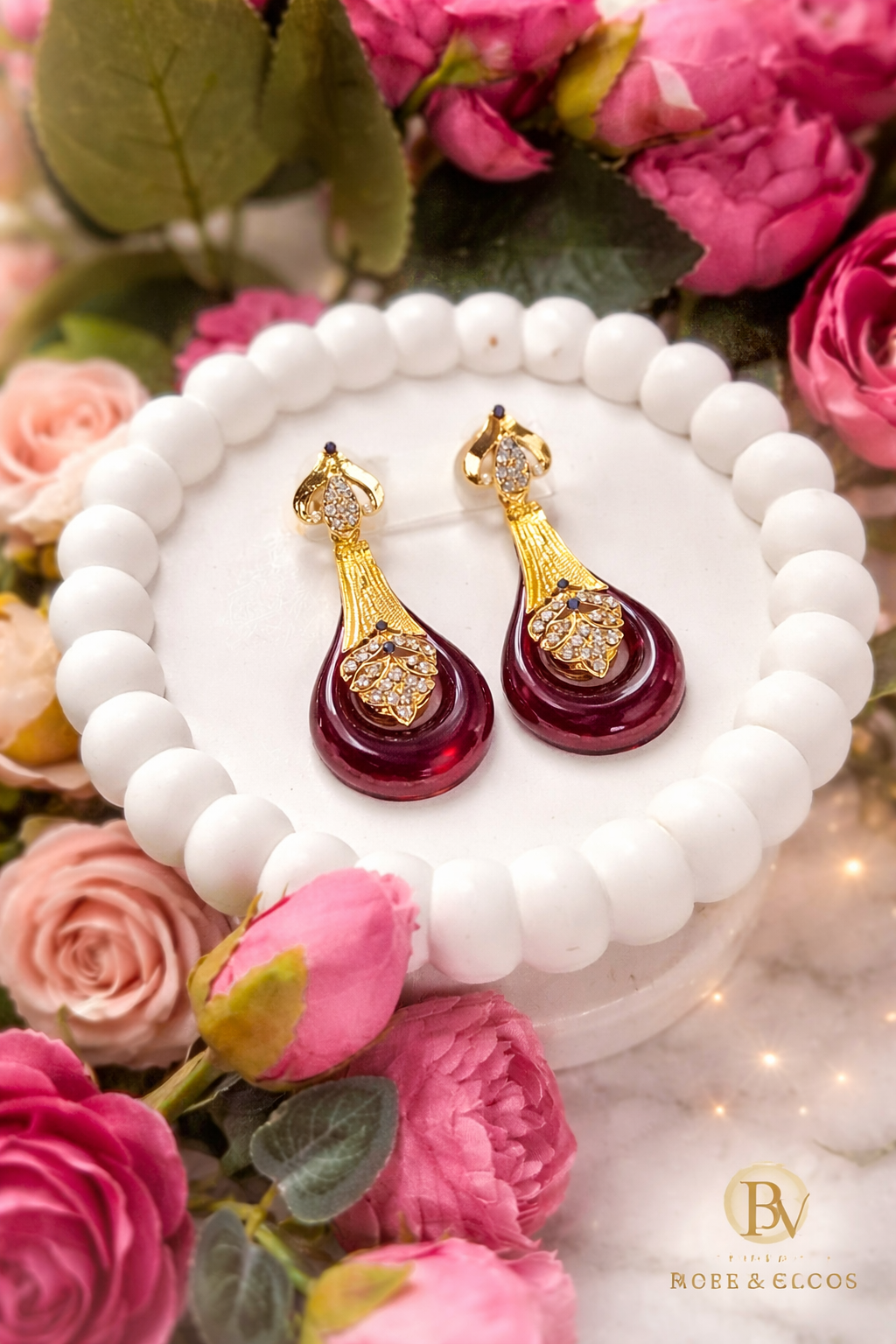 Rasha Designer Drop Earrings