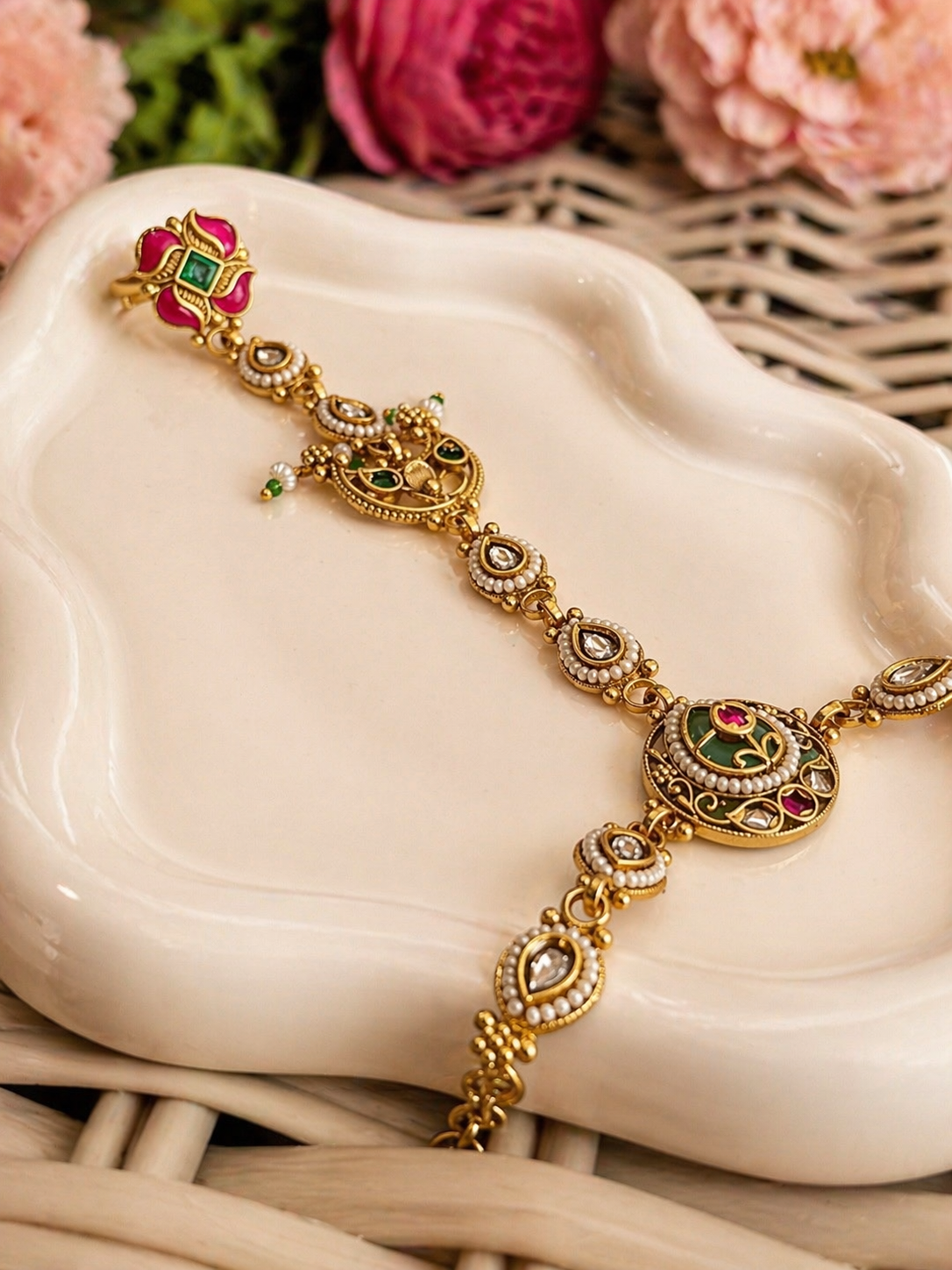 Gulbaroon Heritage Hand Harness Bracelet