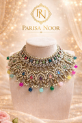 Sanvi Multi Kundan Premium Necklace Set