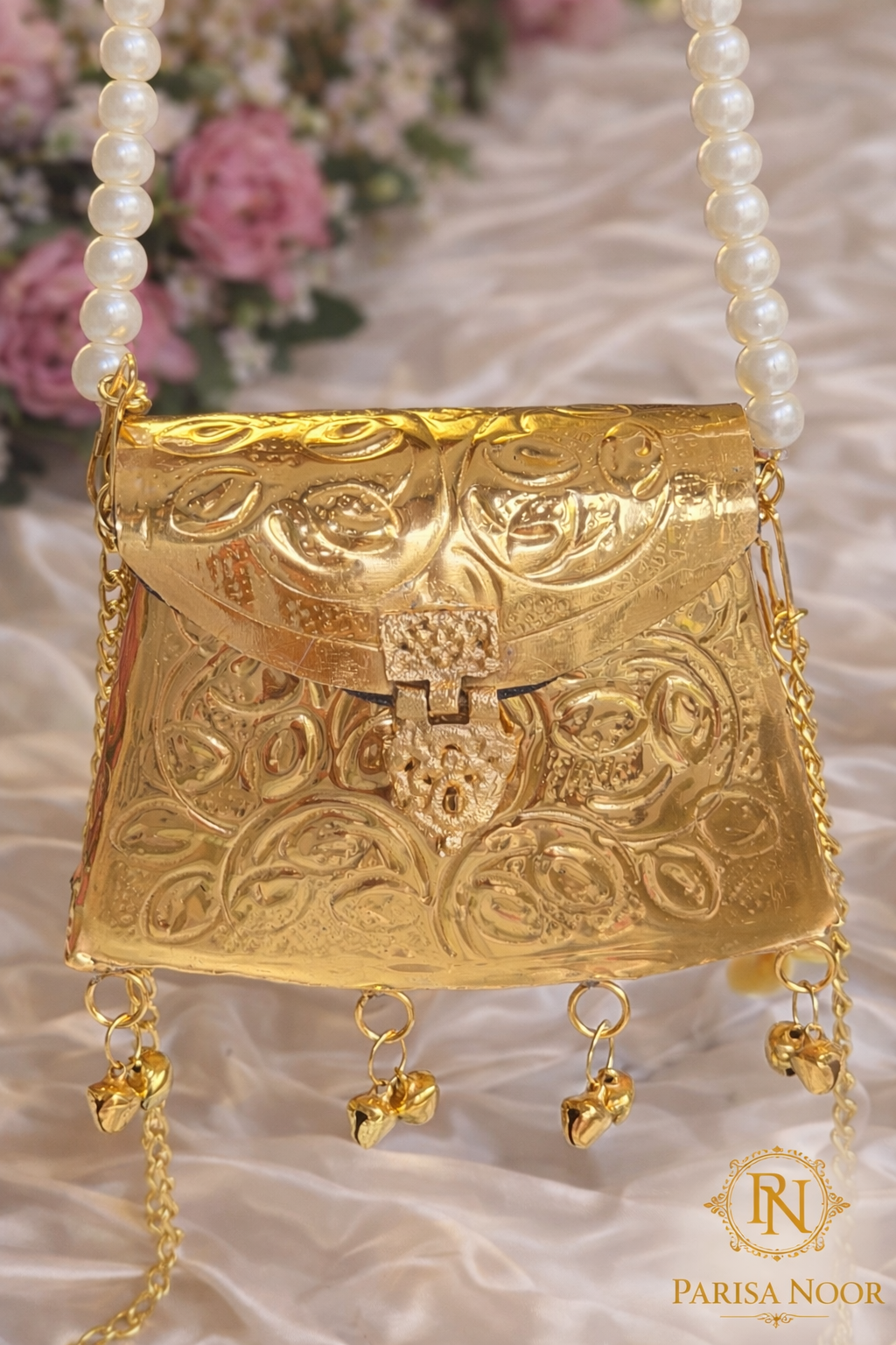 Fabian Luxury Brass Mini Clutch