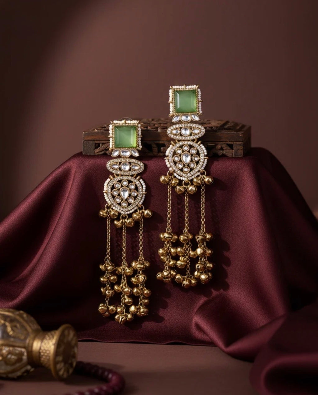 Zaviri Kashmiri Look Ghunghru Earring