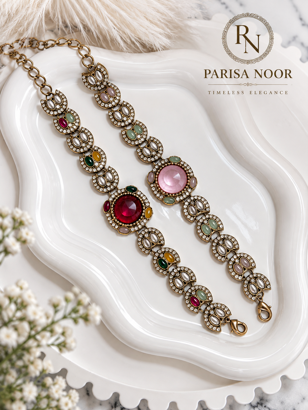 Zivara Indo-Western Kundan Bracelet
