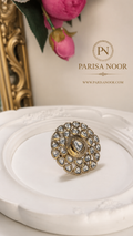 Aruba Kundan Adjustable Ring