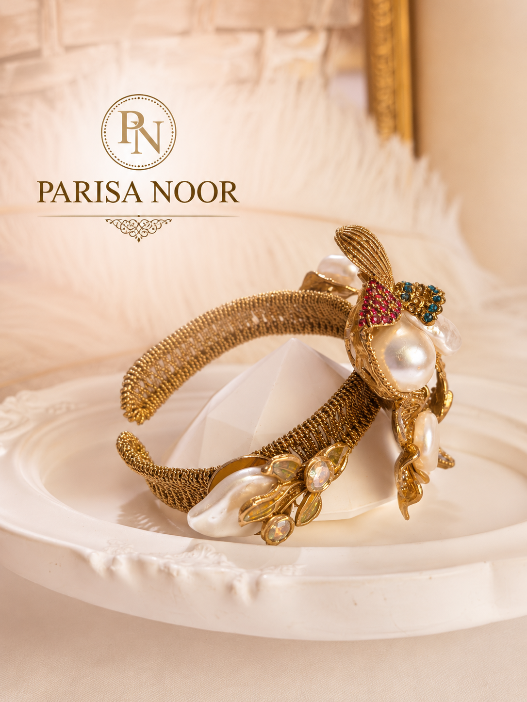 Selin Luxury Turkish Statement Cuff Bangle
