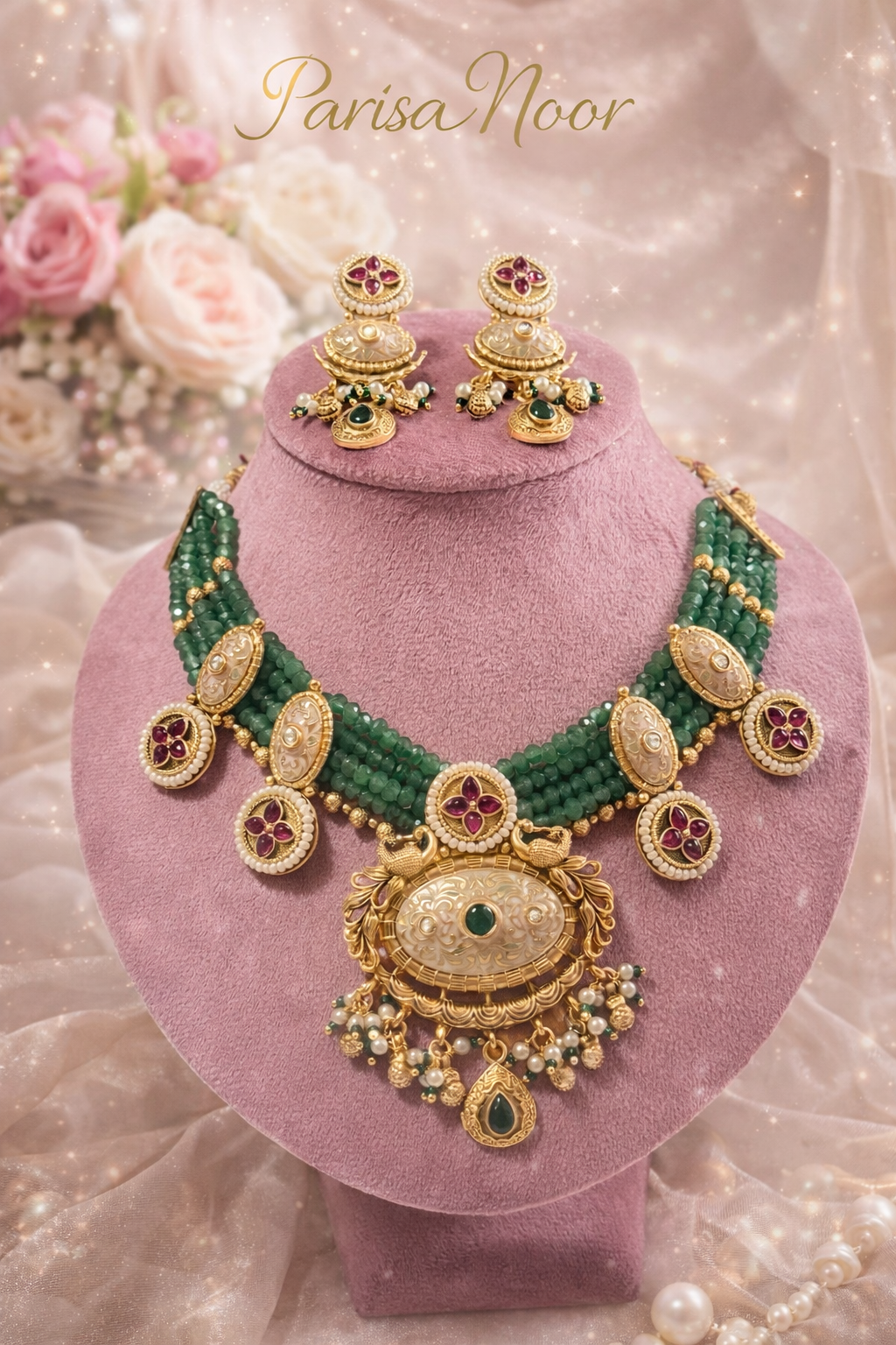 Ragini Heritage Meenakari Necklace - NO EARRINGS
