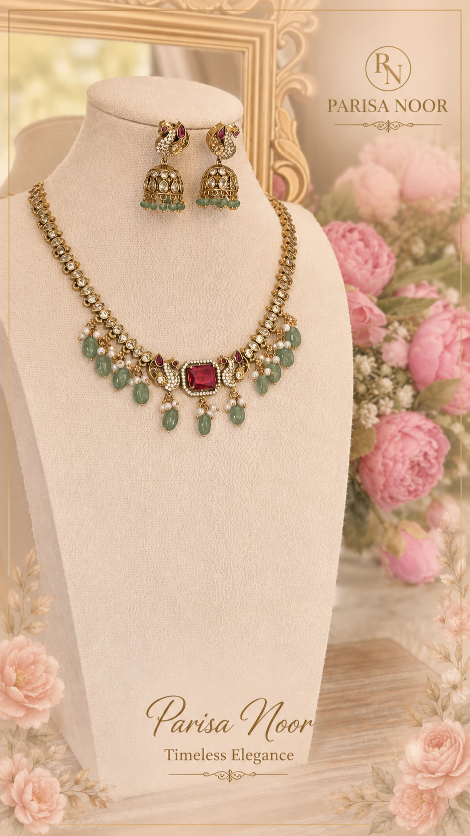 Tamanna Victorian Delicate Necklace Set