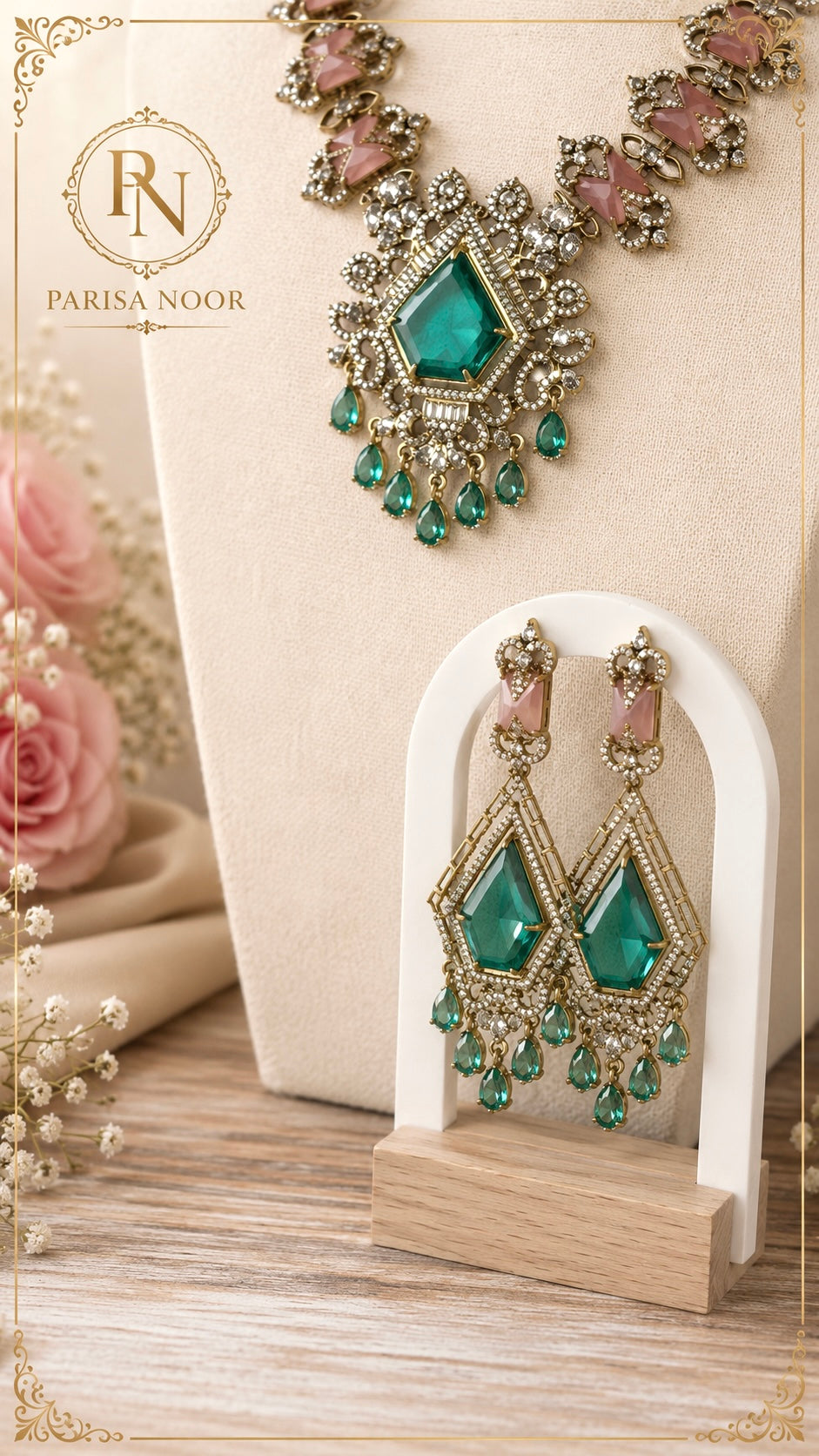 Mariam Parisa Noor Signature Victorian Necklace Set