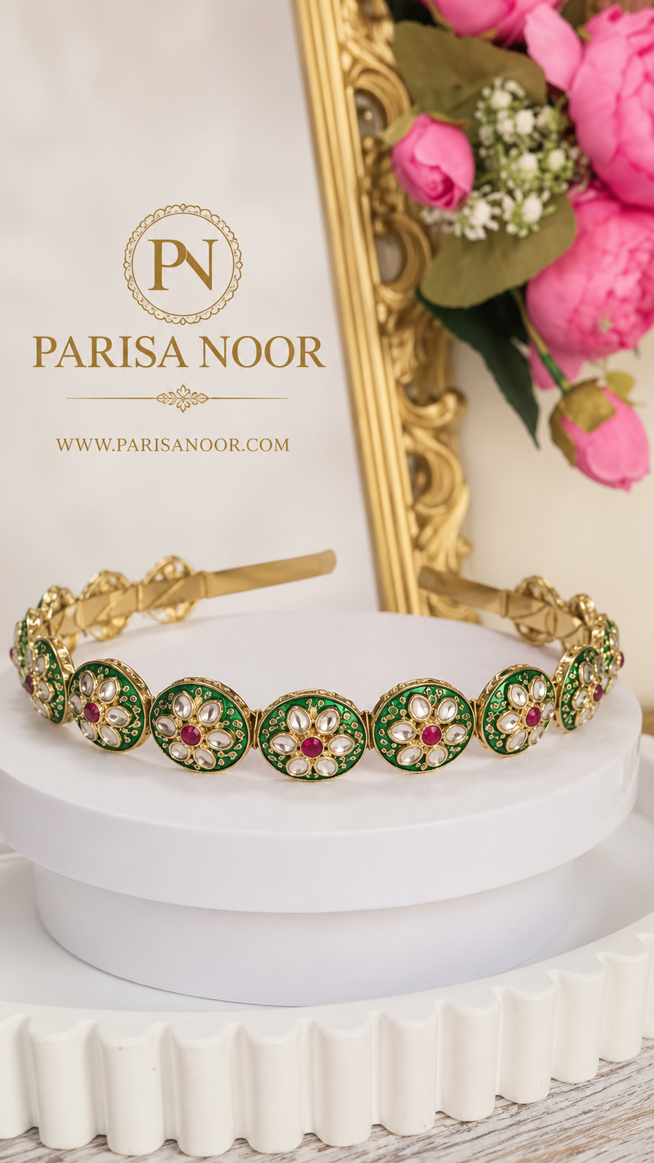 Zareen Meenakari Sheeshphool Ethnic Headband